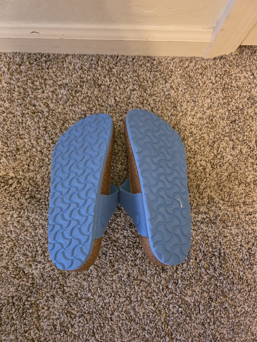 NWOT Birkenstock Gizeh Thong Blue Sandals Size 37 EU - Picture 4 of 4